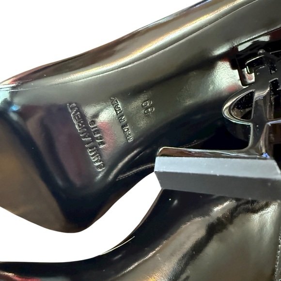 Saint Laurent Opyum 110 Patent Leather YSL Stiletto Heel  Boots NEW EU 39 US 9 - Picture 9 of 11